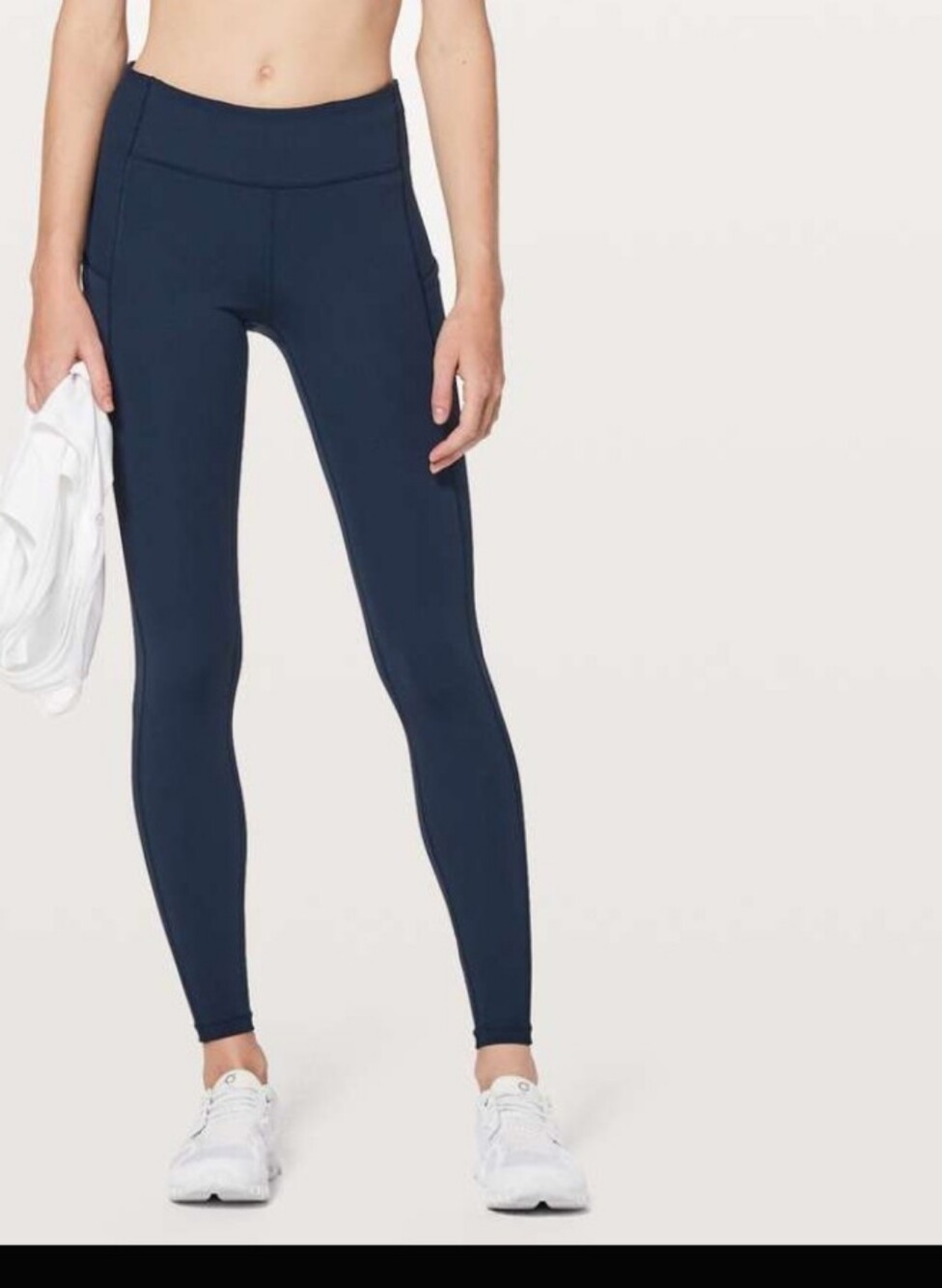 Lululemon Speedup Luxtreme 4 Full Length Navy Tight Legging Align Backside EUC